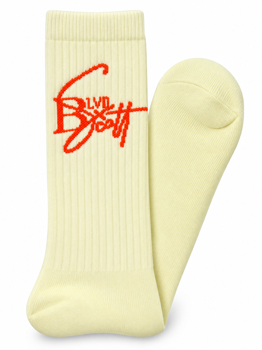 Signature Logo Long Crew Socks